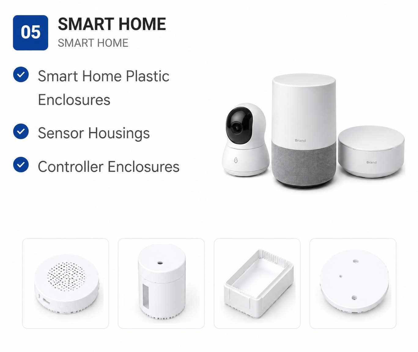 Customized Digital Smart Home Plastic Enclosures Parts