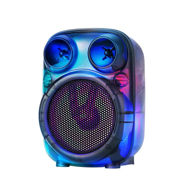 GTS-2003 5w Sound Bt Speaker Mini Plastic 3 Inch Led Flashlight Usb Wireless Solar Speaker Compact RGB Light Bluetooth Speaker