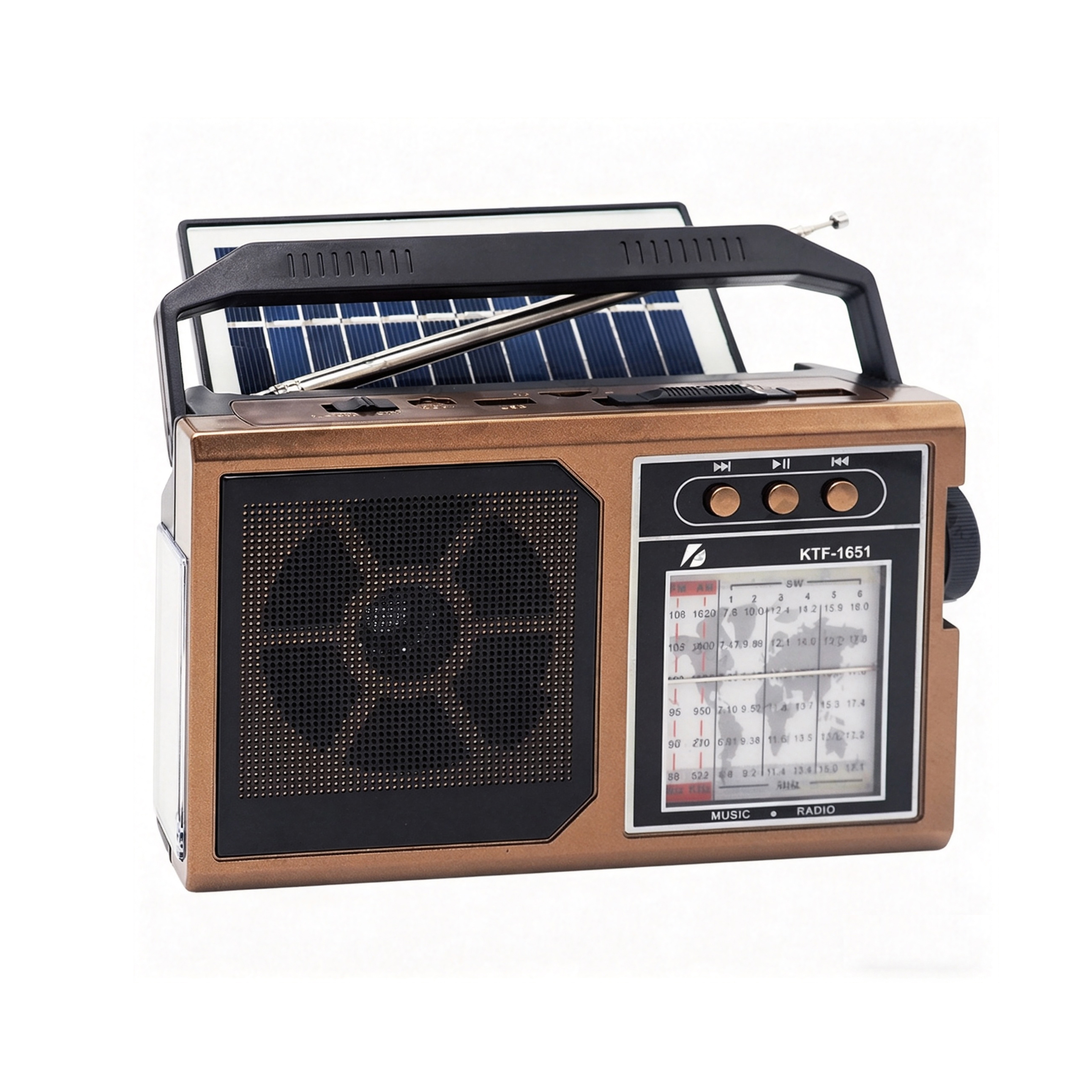 KTF-1651Wireless Portable Outdoor BT Speaker with FM Radio   Factory Price Wholesale OEM