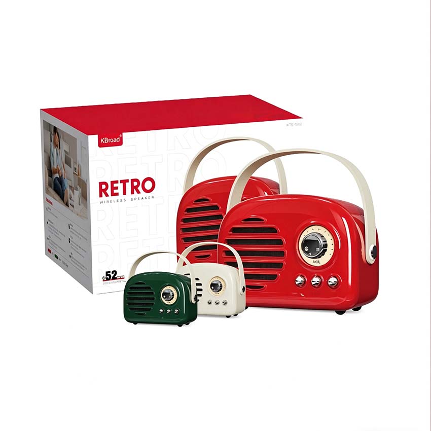 KTS-1682 Wireless Portable Outdoor BT Speaker with FM Radio 52MM Factory Price Wholesale OEM