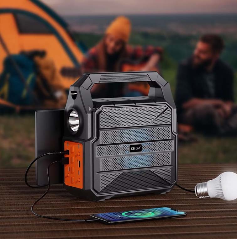 KTS-2299 Wireless Portable Outdoor BT Speaker FM Radio 4-Inch Computer Mobile Phone Compatible 5-10W Output 2000-3000mAh